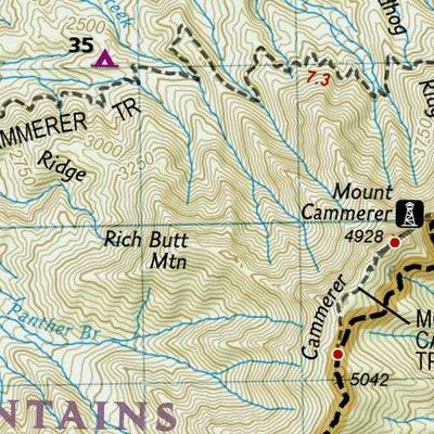 1501 AT Springer Mtn to Davenport Gap (map 17) Preview 2
