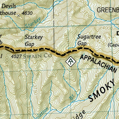 1501 AT Springer Mtn to Davenport Gap (map 13) Preview 2