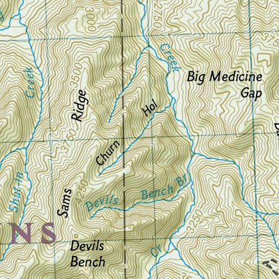 1501 AT Springer Mtn to Davenport Gap (map 13) Preview 3