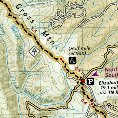 1502 AT Davenport Gap to Damascus (map 15) Preview 2