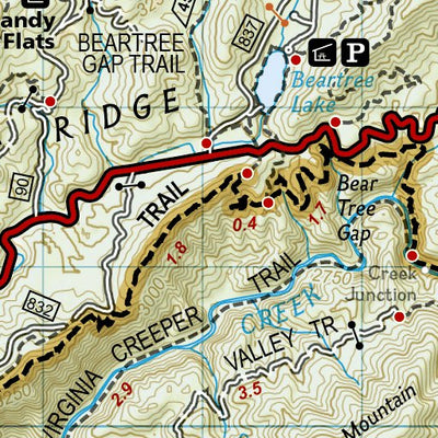 1503 AT Damascus to Bailey Gap (map 02) Preview 2