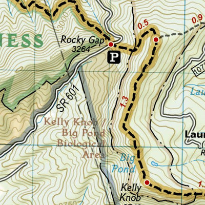 1504 AT Bailey Gap to Calf Mtn (map 02) Preview 3