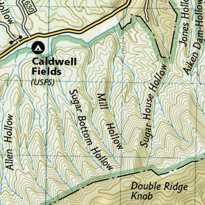 1504 AT Bailey Gap to Calf Mtn (map 03) Preview 3