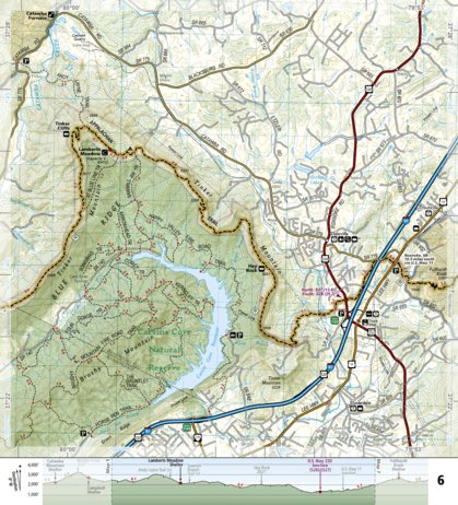 1504 AT Bailey Gap to Calf Mtn (map 06) Preview 1