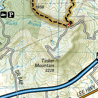 1504 AT Bailey Gap to Calf Mtn (map 06) Preview 3