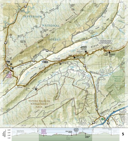 1504 AT Bailey Gap to Calf Mtn (map 05) Preview 1