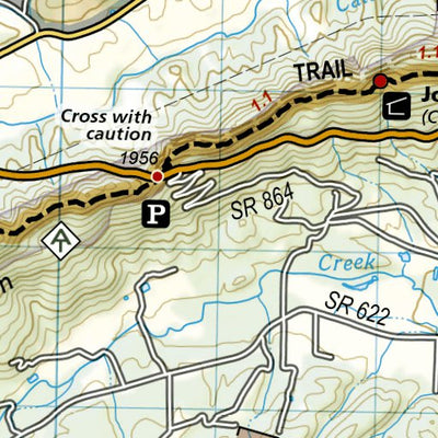 1504 AT Bailey Gap to Calf Mtn (map 05) Preview 2