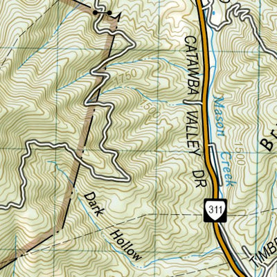 1504 AT Bailey Gap to Calf Mtn (map 05) Preview 3