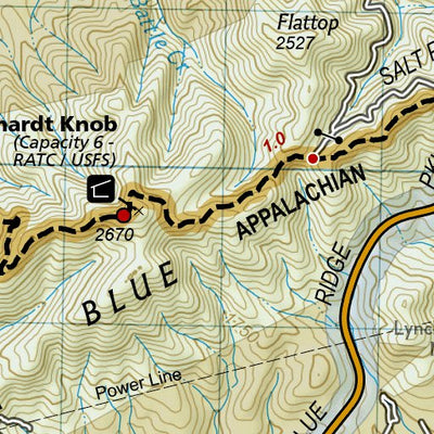 1504 AT Bailey Gap to Calf Mtn (map 07) Preview 2