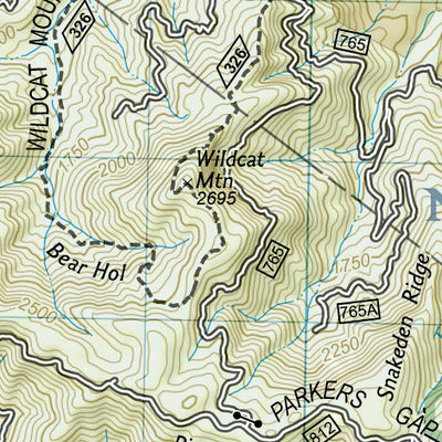 1504 AT Bailey Gap to Calf Mtn (map 10) Preview 3