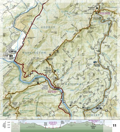 1504 AT Bailey Gap to Calf Mtn (map 11) Preview 1