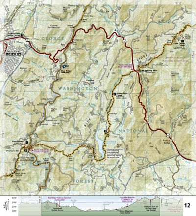 1504 AT Bailey Gap to Calf Mtn (map 12) Preview 1