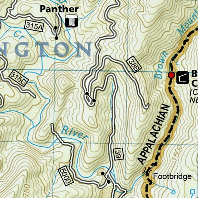 1504 AT Bailey Gap to Calf Mtn (map 12) Preview 2