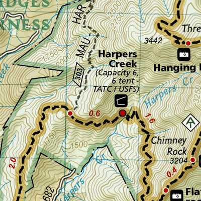 1504 AT Bailey Gap to Calf Mtn (map 15) Preview 3