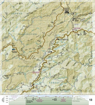 1504 AT Bailey Gap to Calf Mtn (map 13) Preview 1