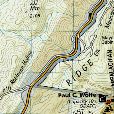 1504 AT Bailey Gap to Calf Mtn (map 16) Preview 2
