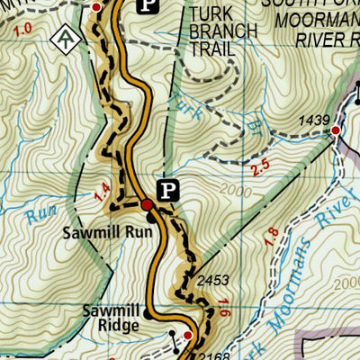 1504 AT Bailey Gap to Calf Mtn (map 17) Preview 3