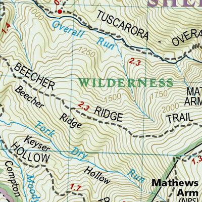 1505 AT Calf Mtn to Raven Rock (map 08) Preview 3