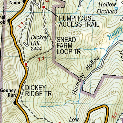 1505 AT Calf Mtn to Raven Rock (map 09) Preview 3