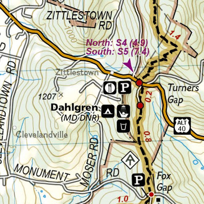 1505 AT Calf Mtn to Raven Rock (map 15) Preview 3