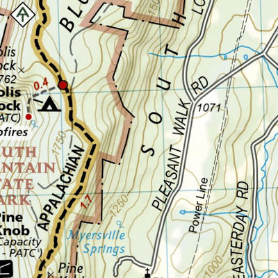 1505 AT Calf Mtn to Raven Rock (map 16) Preview 2