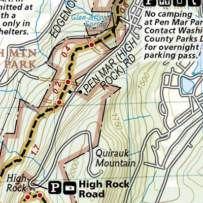 1505 AT Calf Mtn to Raven Rock (map 17) Preview 3