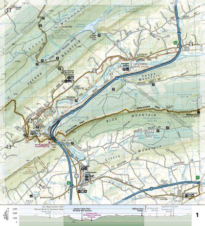 1507 AT Swatara Gap to Delaware Water Gap (map 01) Preview 1