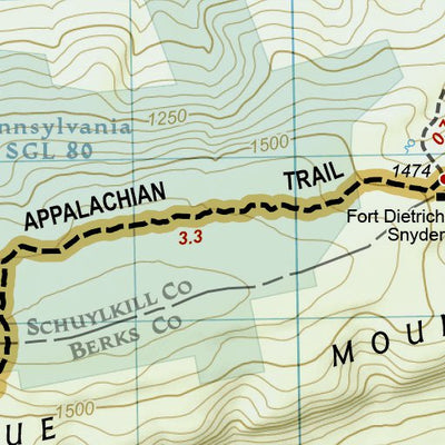1507 AT Swatara Gap to Delaware Water Gap (map 03) Preview 2