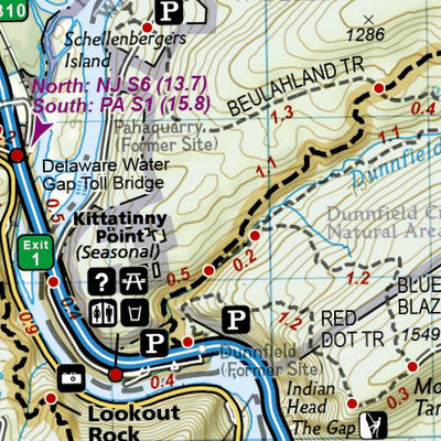 1507 AT Swatara Gap to Delaware Water Gap (map 13) Preview 2