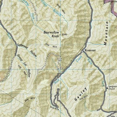 242 New River Gorge National River (Gauley River inset) Preview 3