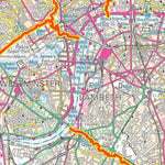 XYZ Postcode Area Map - (AR1) - Greater London Preview 2