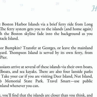 265 Boston Harbor Islands National Recreation Area (theme side) Preview 2