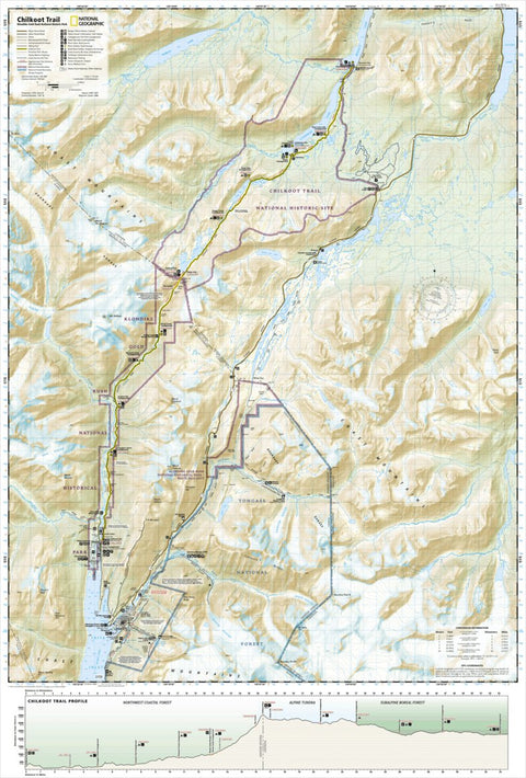 254 Chilkoot Trail, Klondike Gold Rush National Historic Park (main map) Preview 1