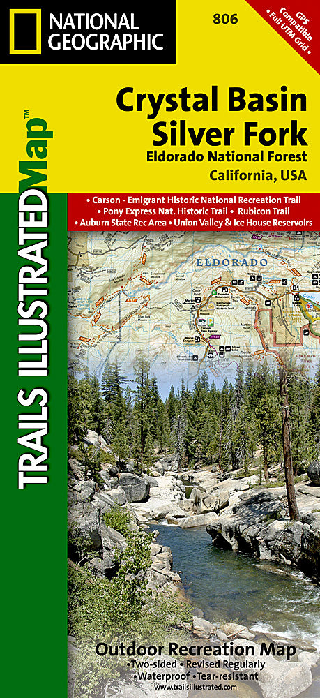 806 :: Crystal Basin, Silver Fork [Eldorado National Forest] Map