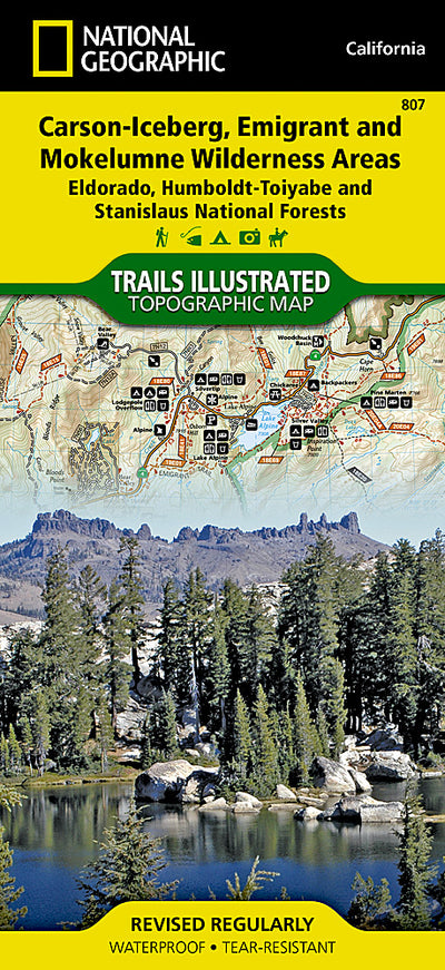 807 :: Carson-Iceberg, Emigrant, and Mokelumne Wilderness Areas [Eldorado, Humboldt-Toiyabe, and Sta Preview 1