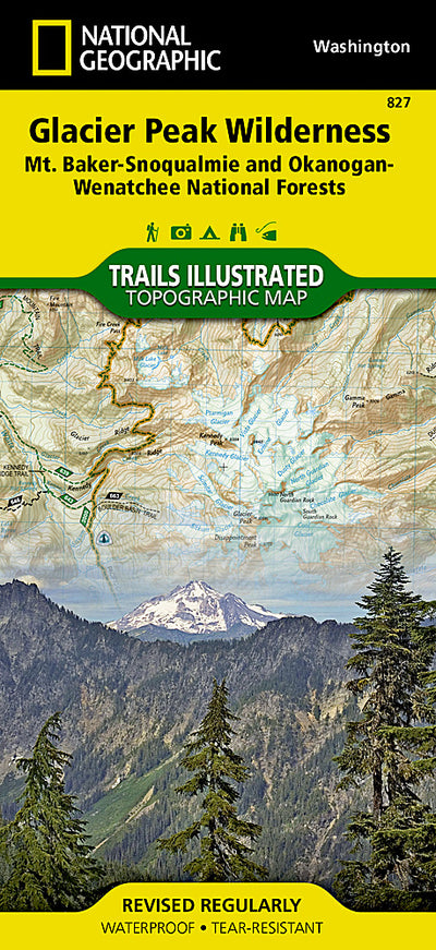 827 :: Glacier Peak Wilderness [Mt. Baker-Snoqualmie and Okanogan-Wenatchee National Forests] Preview 1