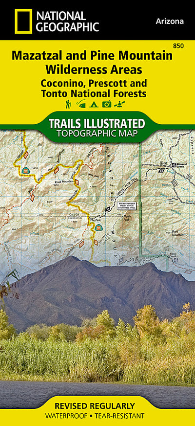 850 :: Mazatzal and Pine Mountain Wilderness Areas [Coconino, Prescott, and Tonto National Forests] Preview 1