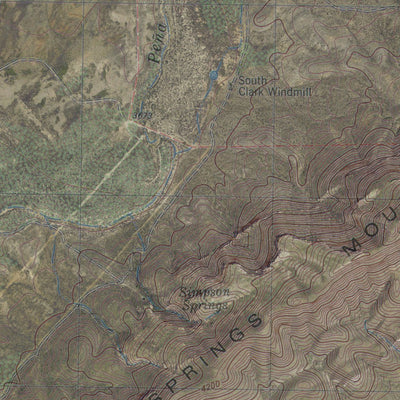 TX-SIMPSON SPRINGS MOUNTAIN: GeoChange 1975-2012 Preview 2
