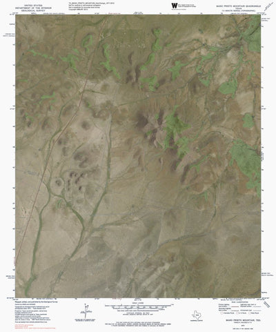 TX-MANO PRIETO MOUNTAIN: GeoChange 1971-2012 Preview 1