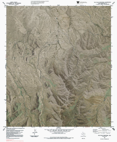TX-OLD BLUE MOUNTAIN: GeoChange 1975-2012 Preview 1