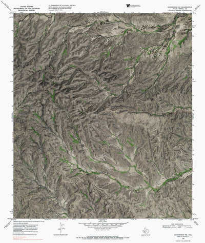TX-SANDERSON NE: GeoChange 1968-2012 Preview 1
