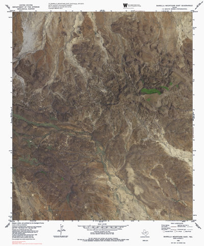 TX-BARRILLA MOUNTAINS EAST: GeoChange 1974-2012 Preview 1