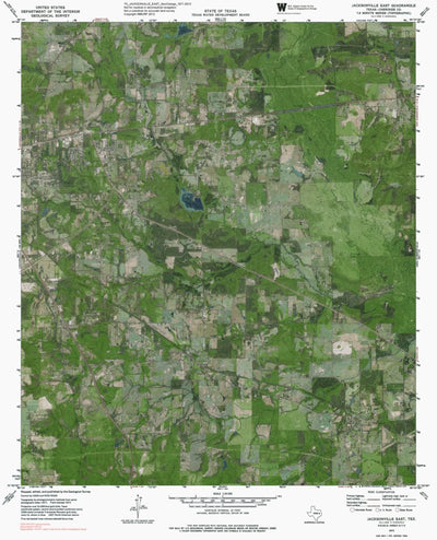 TX-JACKSONVILLE EAST: GeoChange 1971-2012 Preview 1
