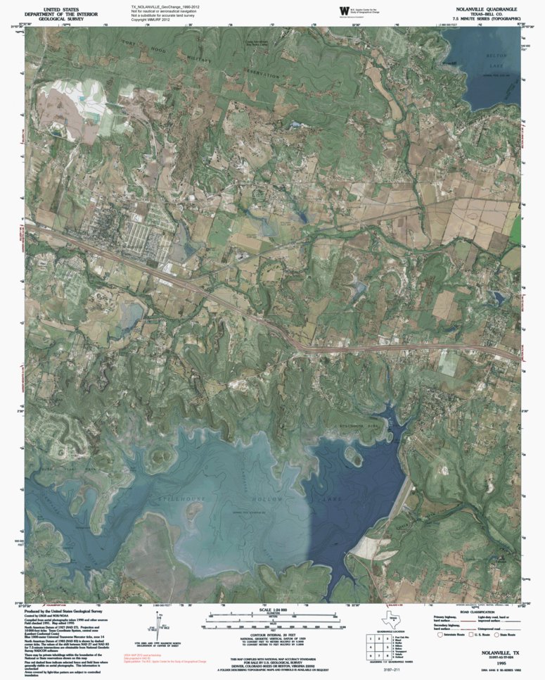 TX-NOLANVILLE: GeoChange 1990-2012 Map by Western Michigan