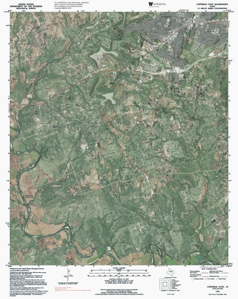 TX-COPPERAS COVE: GeoChange 1990-2012 Preview 1