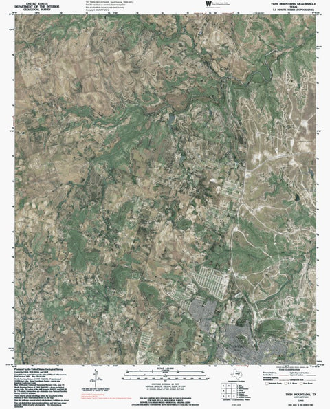 TX-TWIN MOUNTAINS: GeoChange 1990-2012 Preview 1