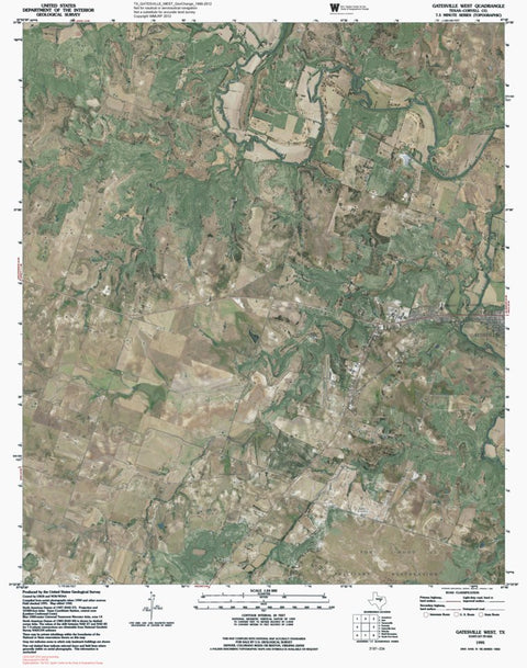 TX-GATESVILLE WEST: GeoChange 1990-2012 Preview 1