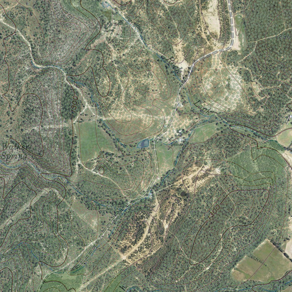 TX-WOLF RIDGE: GeoChange 1957-2012.tif Map by Western Michigan ...