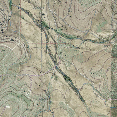 TX-HULLDALE NW: GeoChange 1971-2012 Preview 2