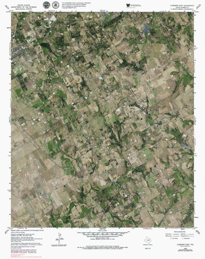 TX-CLEBURNE EAST: GeoChange 1958-2012 Preview 1